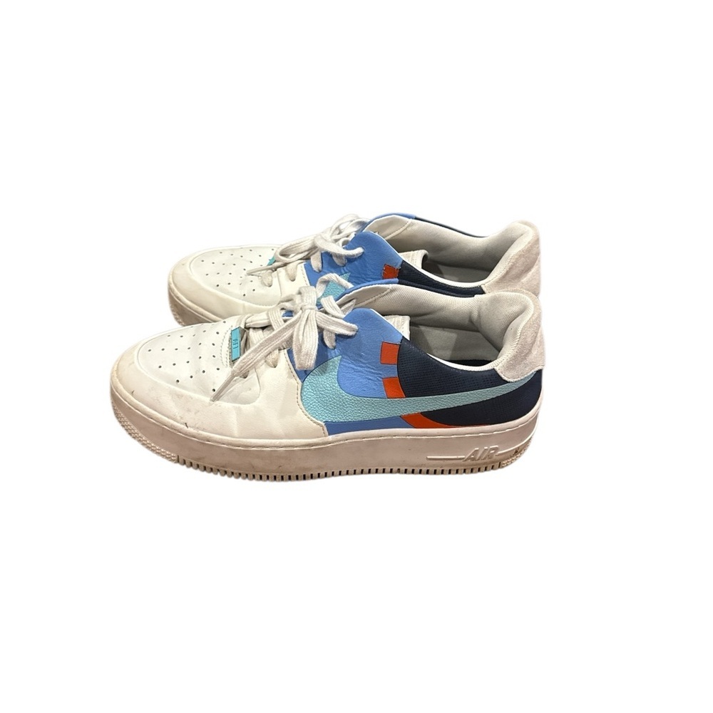 Nike Sneakers in Blue, White, and Red - Picture 2 of 5